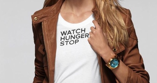 Relojería de diseño contra el hambre